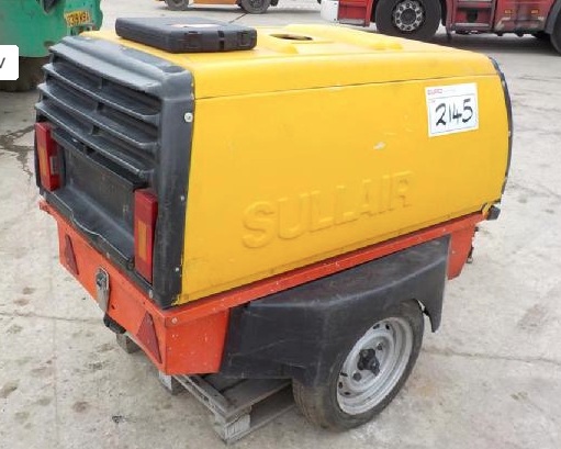  IT# 2145-2007 SULLAIR 35 Portable Air Compressor